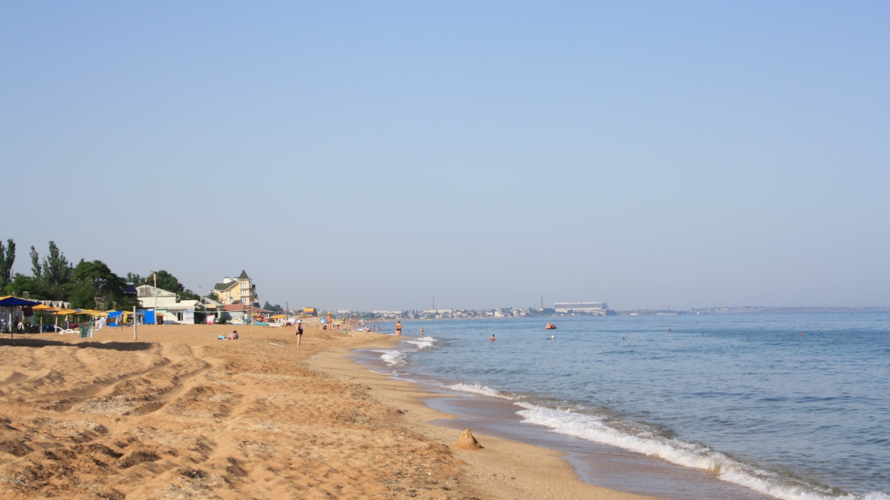 Золотой пляж на Азовском море