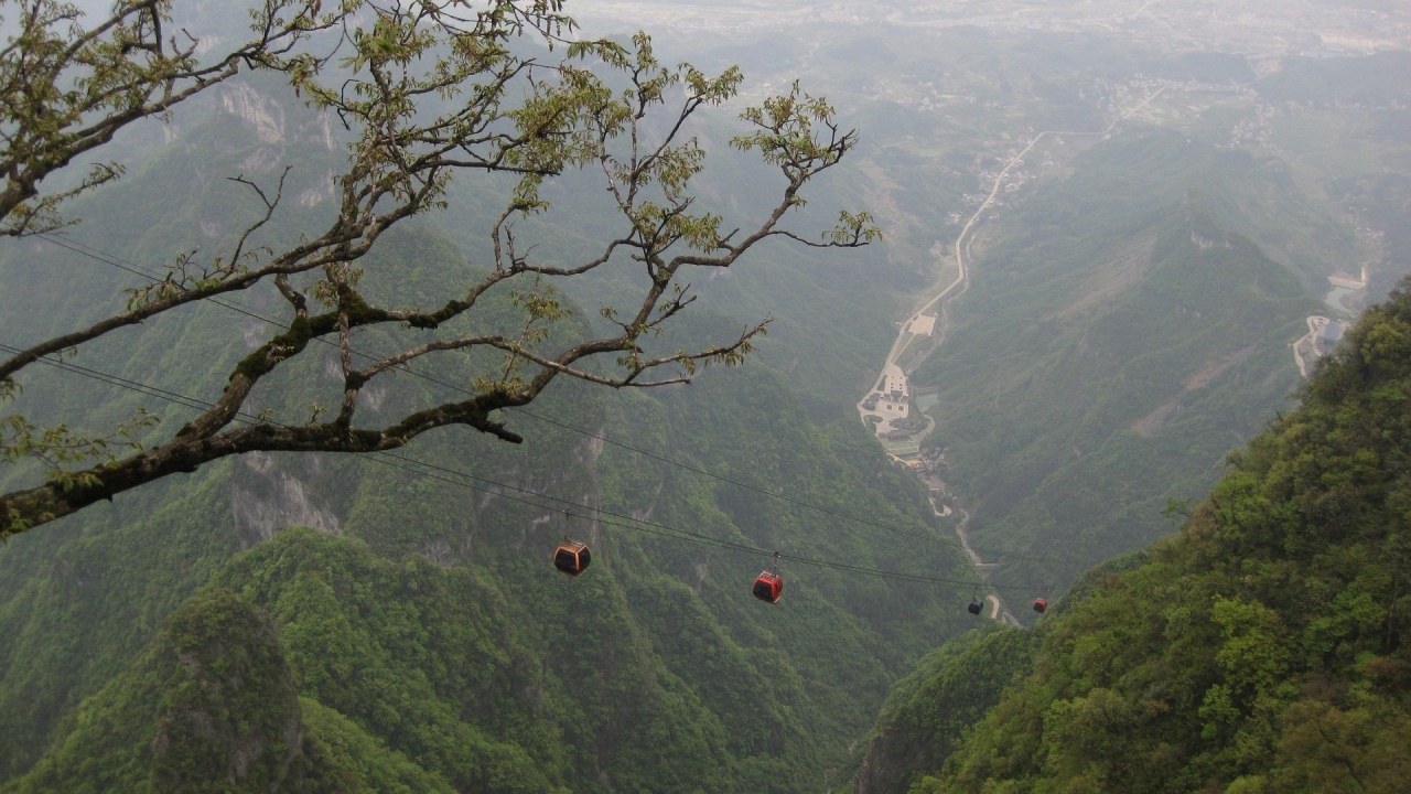 Панорама с горной вершины