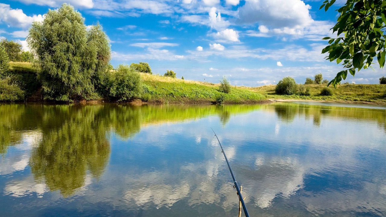 Рыбалка на озере