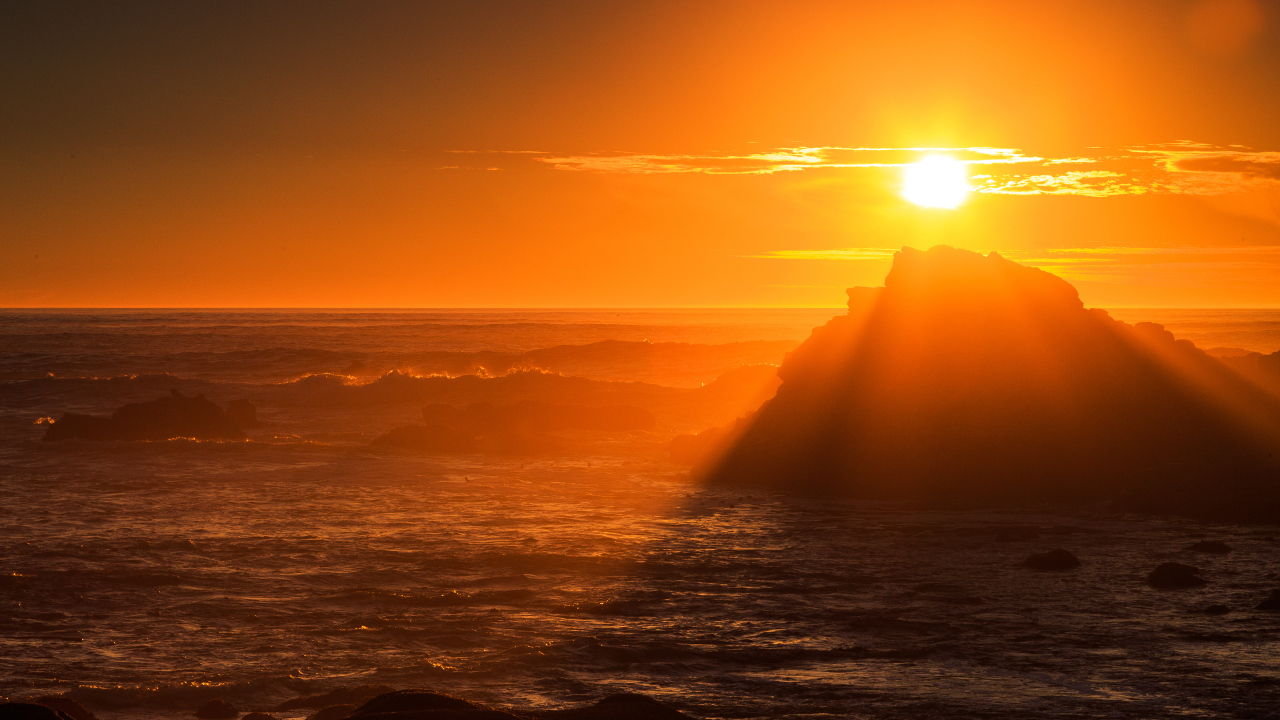 Великолепное место для заката