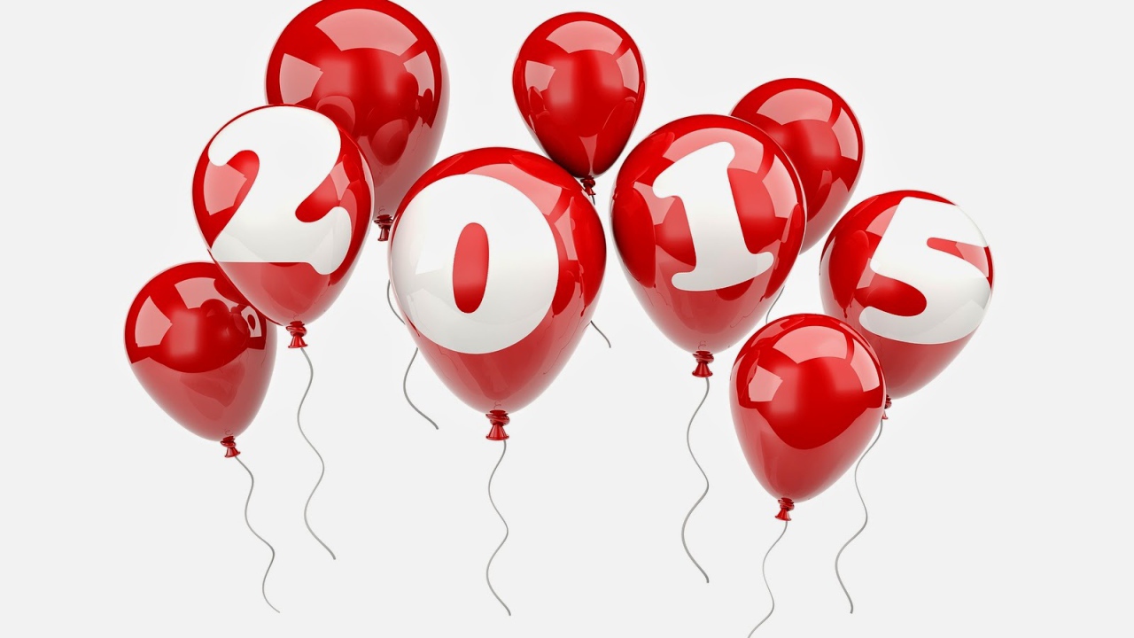 Новый Год 2015 на шариках