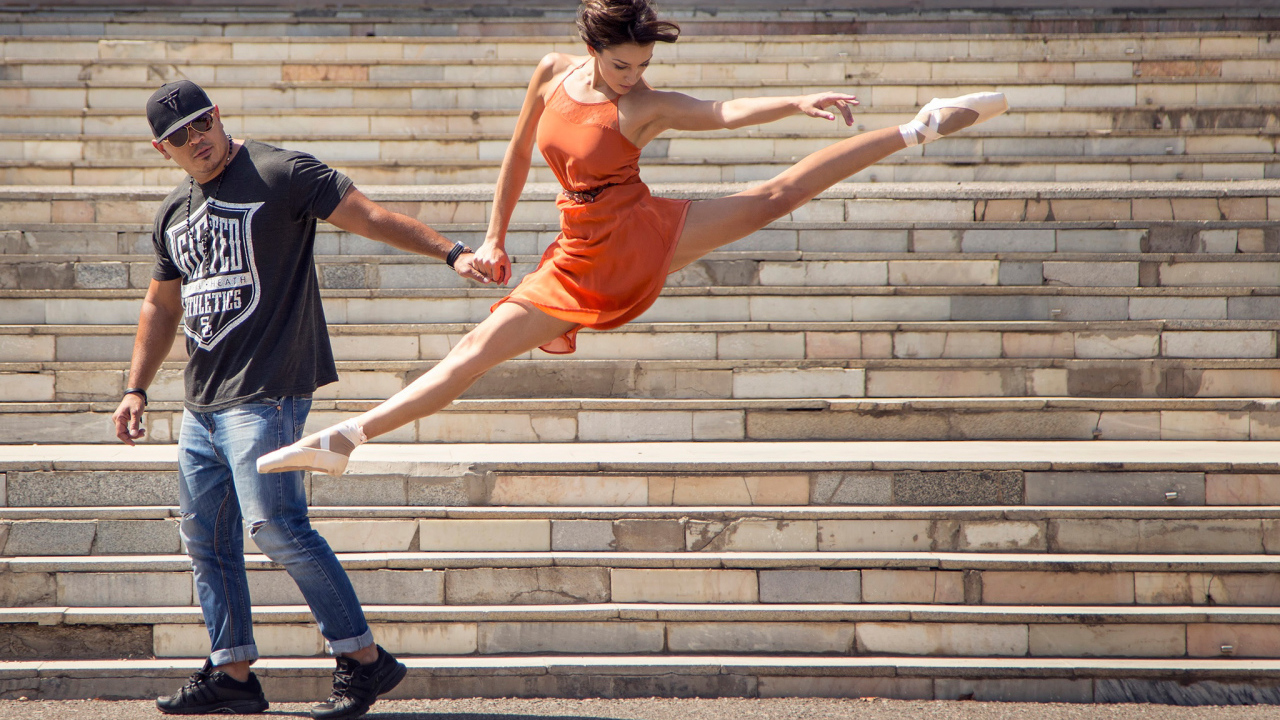 Обычная прогулка по улице