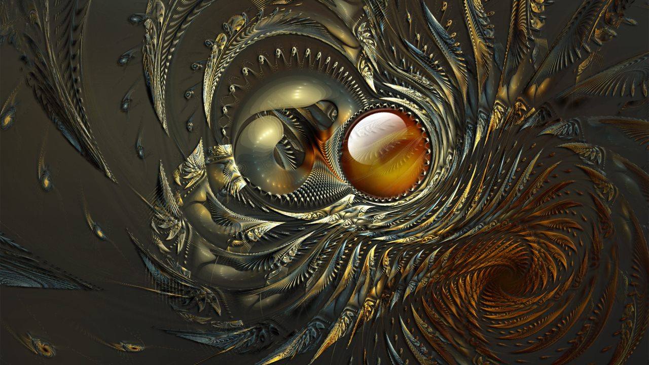 Абстрактные перья павлина