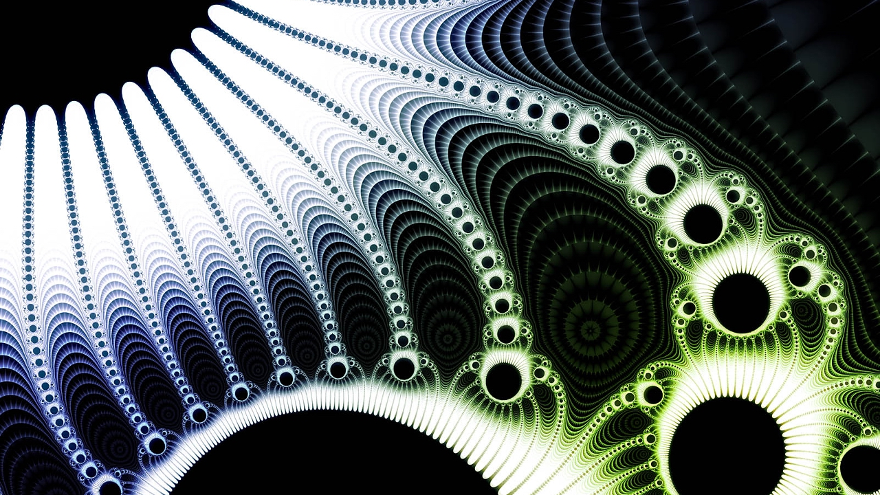 Абстрактные перья павлина