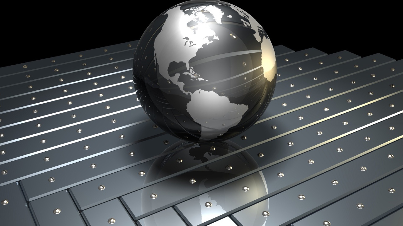 Абстракция с земным шаром