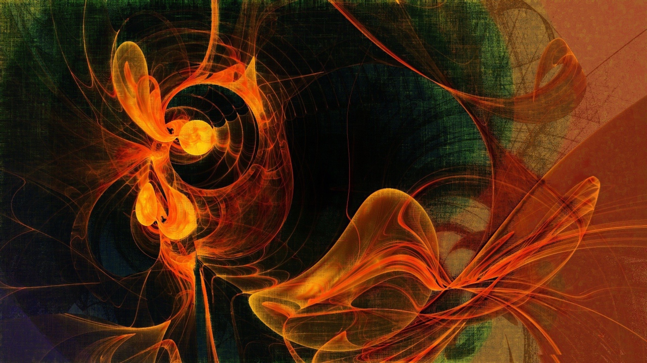 Оранжевая абстракция