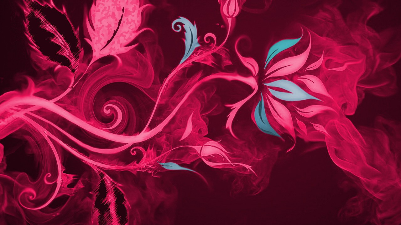 Розовое пламя