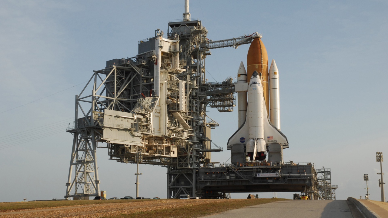 Шаттл на стартовой площадке