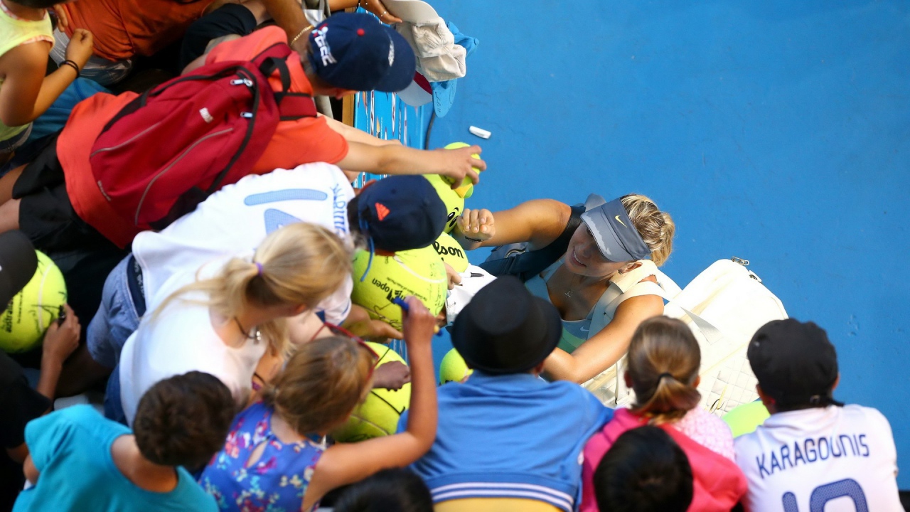 Мария Шарапова и её поклонники