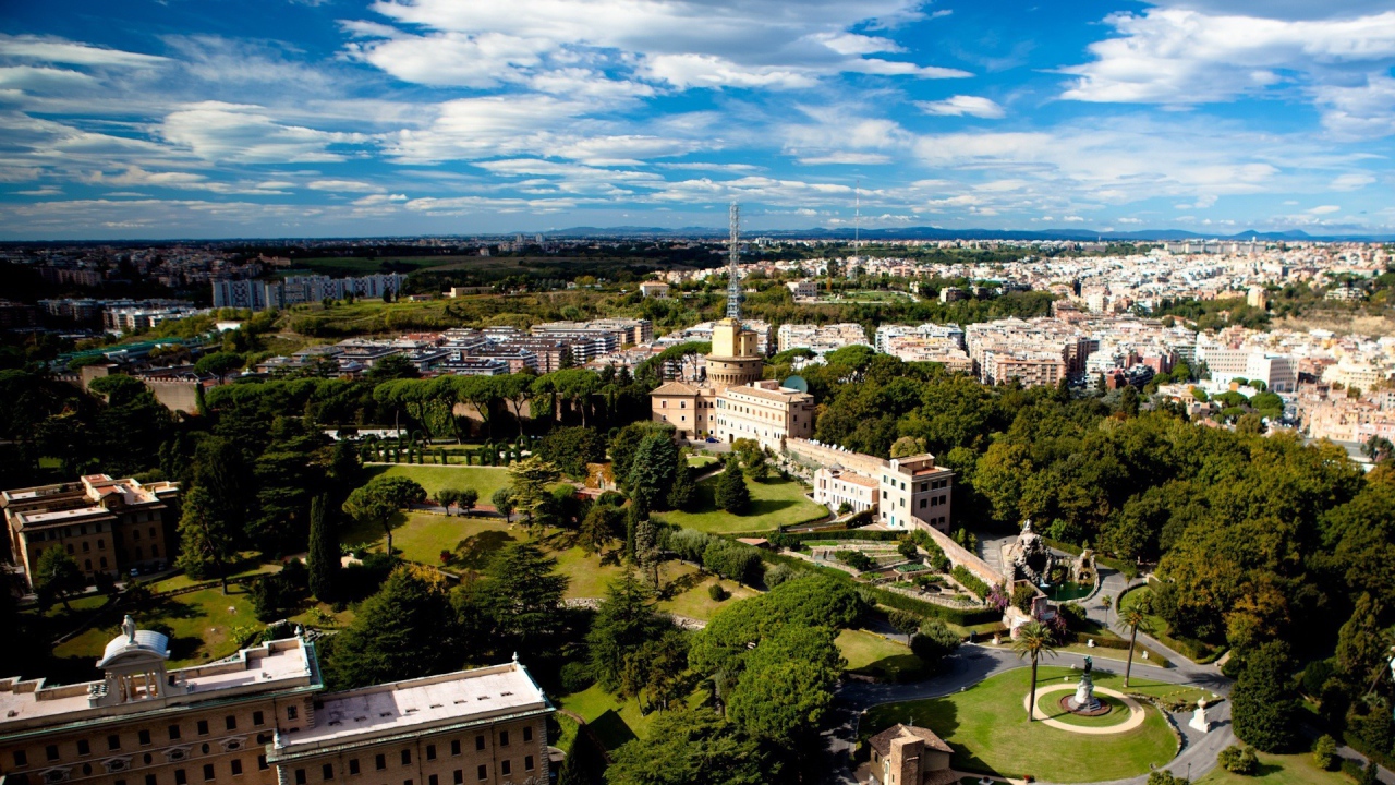 Пейзаж города в Германии