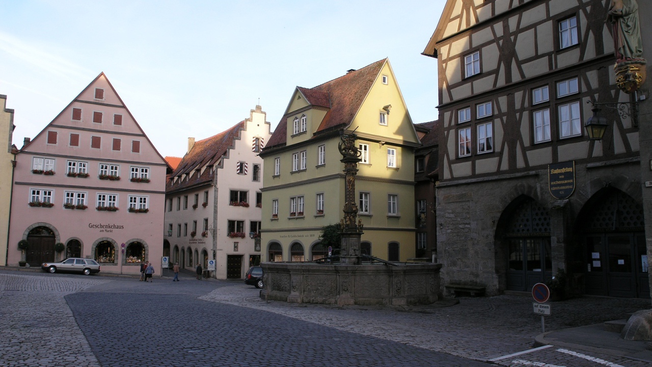 Площадь в городе  Зальцбург, Австрия
