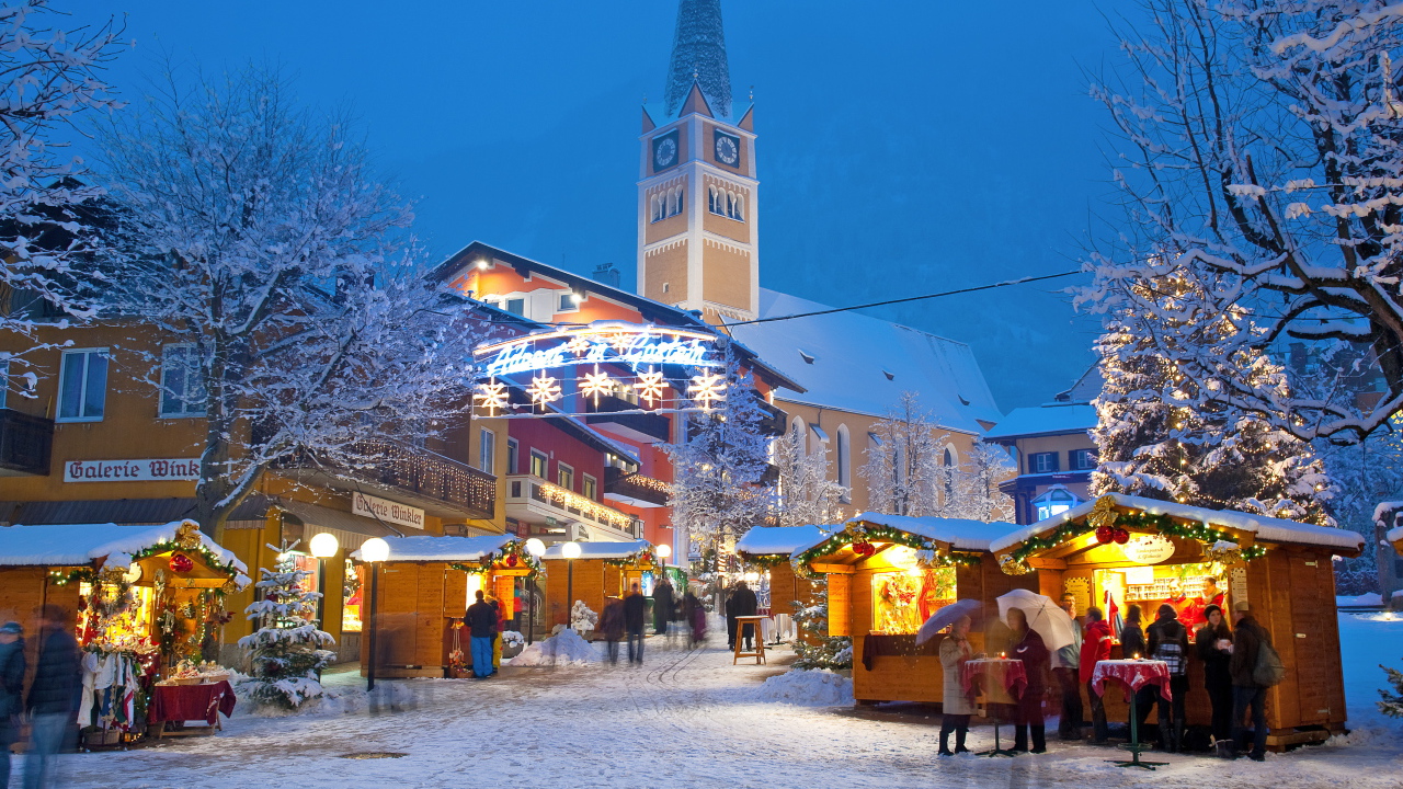 Рождество на курорте Бад Хофгастайн, Австрия