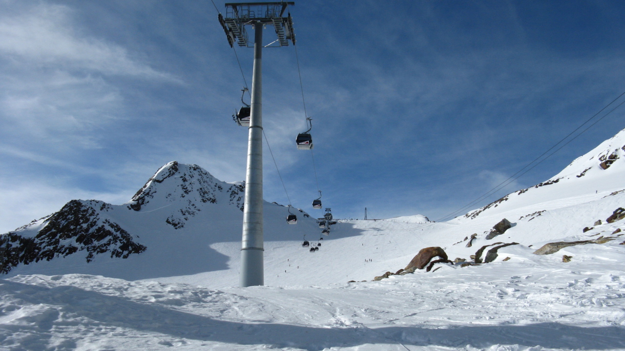 Зимний отдых на горнолыжном курорте Зёльден, Австрия