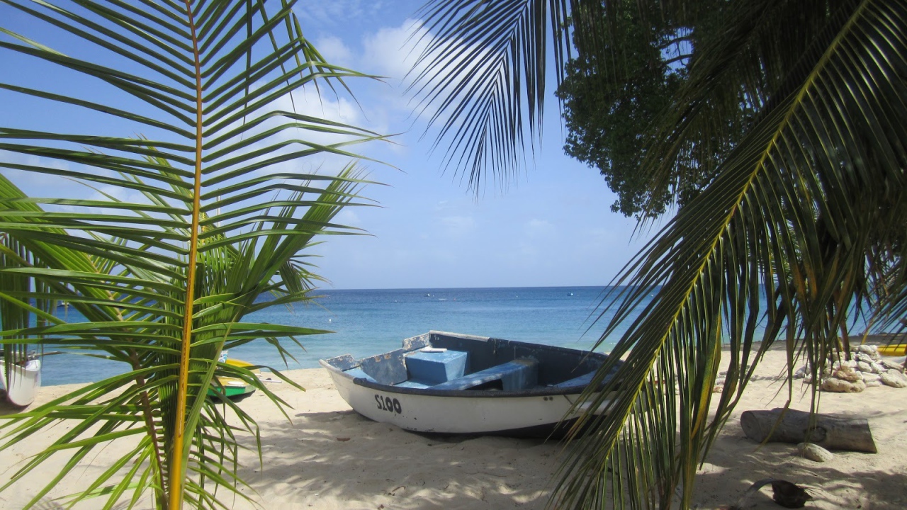 Белая, лодка в Барбадосе