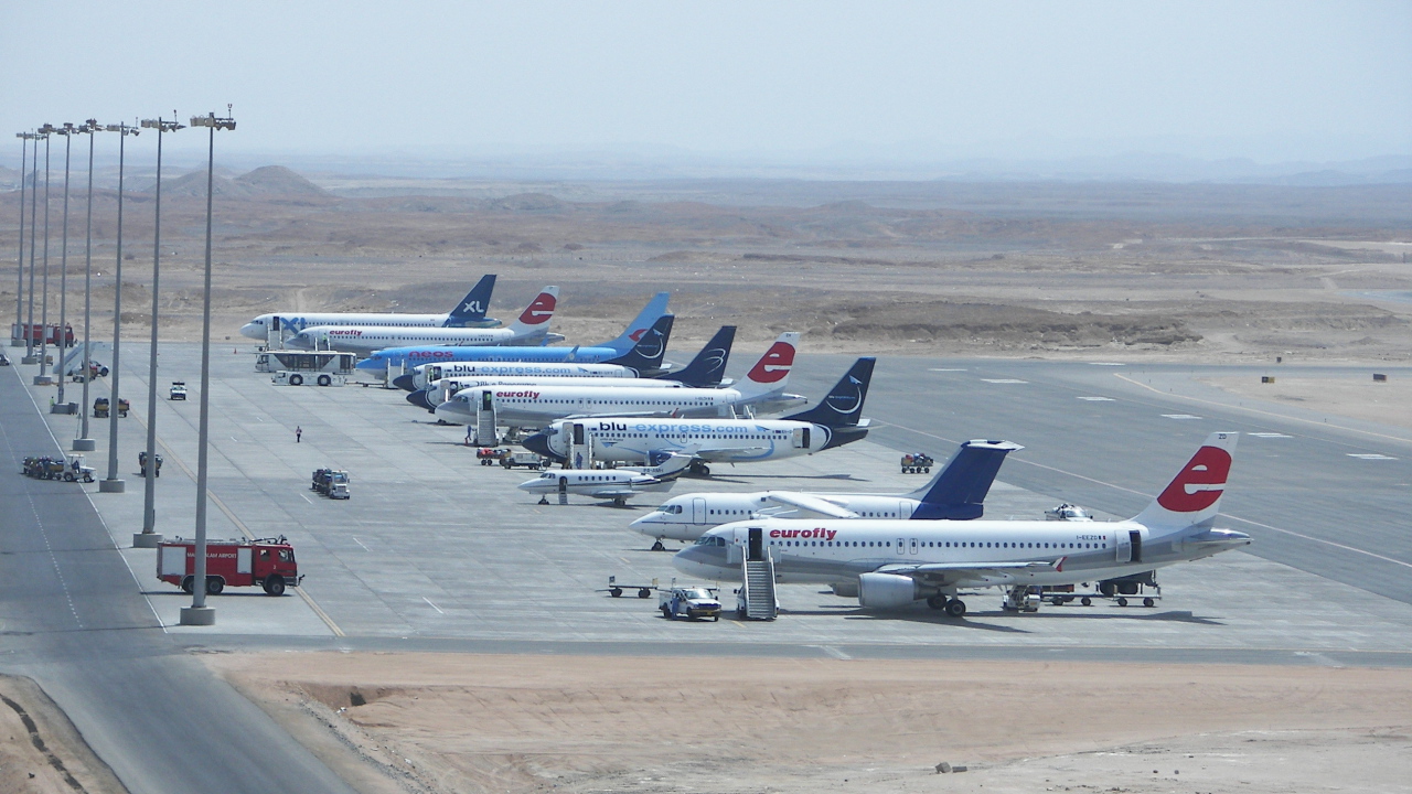 Аэропорт на курорте Марса Алам, Египет