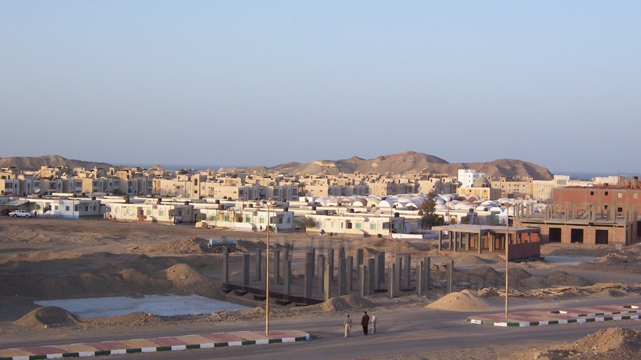 Город на курорте Марса Алам, Египет