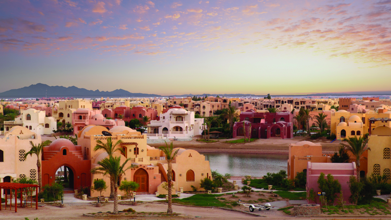 Город на курорте Эль Гуна, Египет