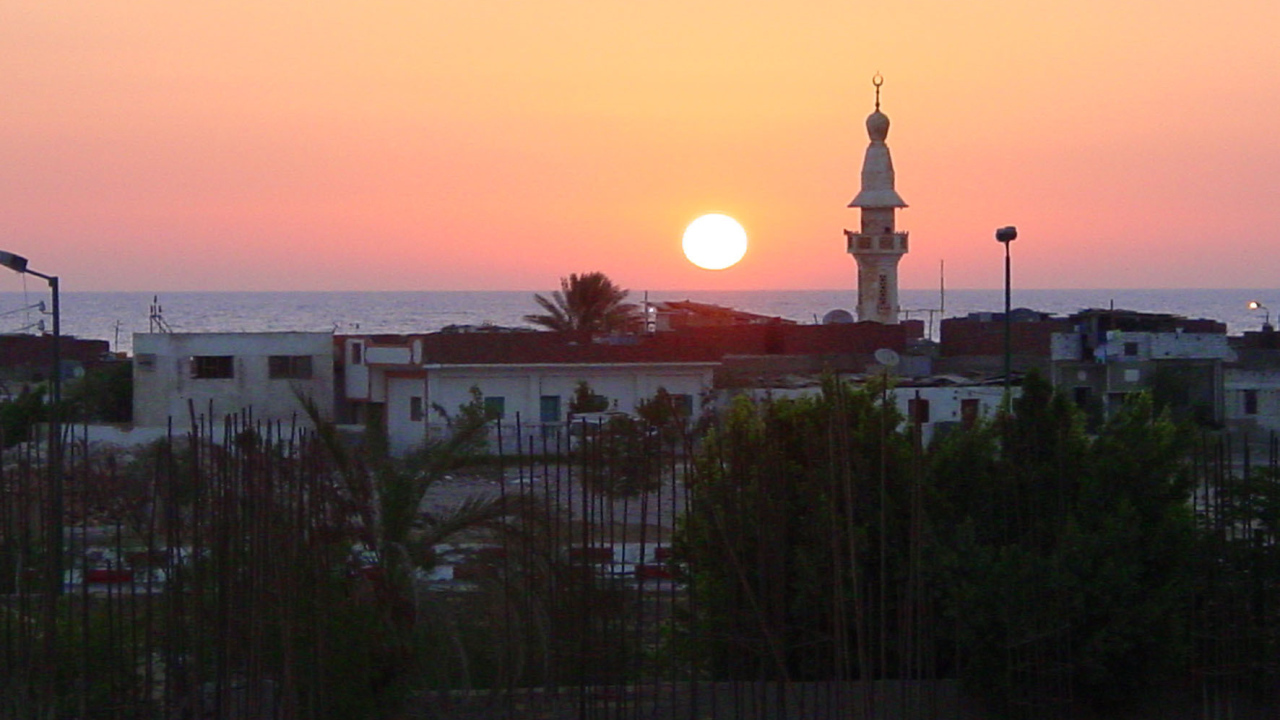 Закат на курорте Эль Кусейр, Египет