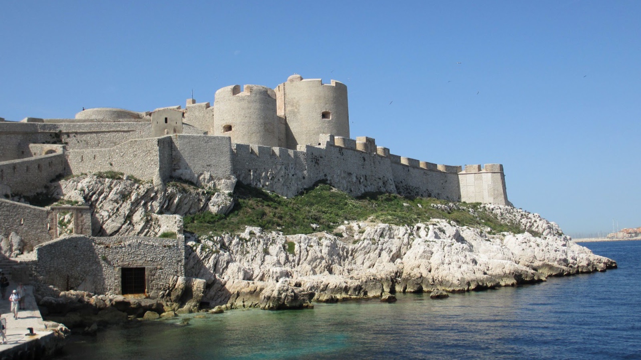 Крепость в городе Марсель, Франция