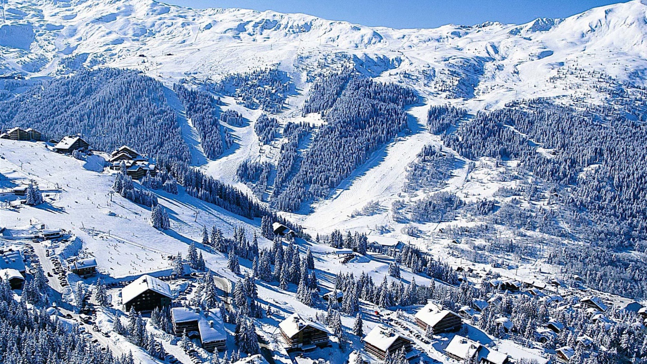 Горнолыжный курорт Мерибель, Франция