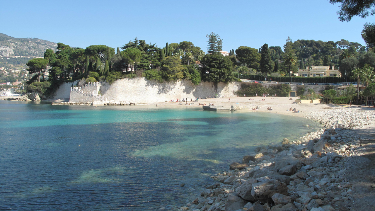 Набережная на курорте Сен-Жан-Кап-Ферра, Франция