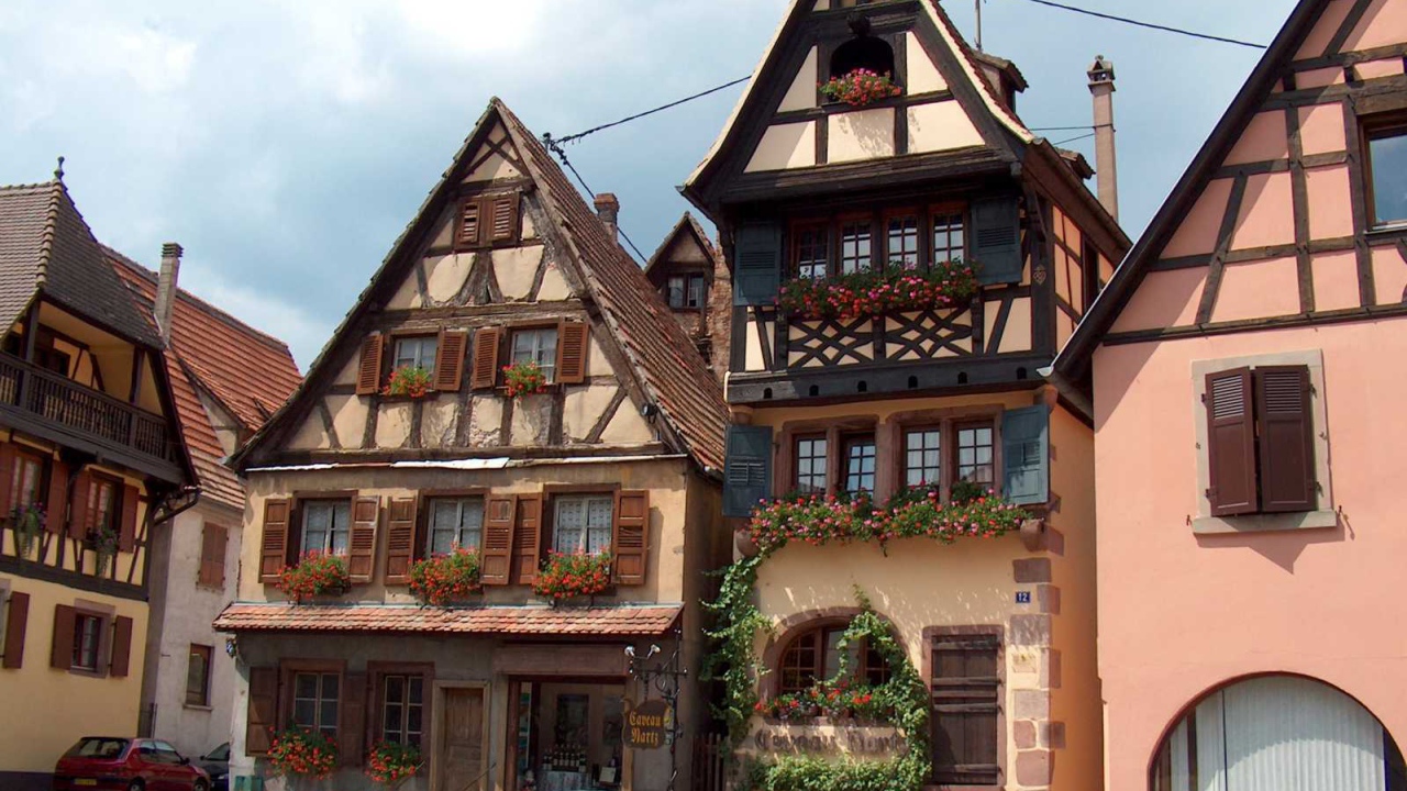 Городские дома в Эльзасе, Франция