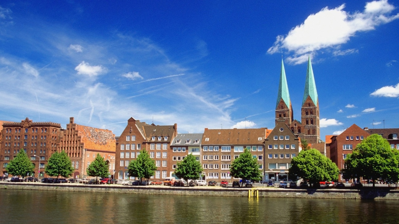 Старинная улица в Берлине