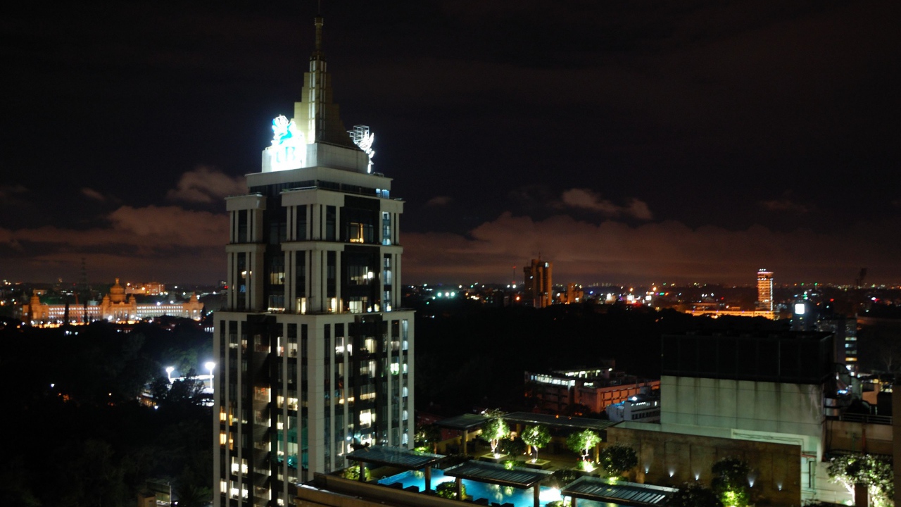 Красивый ночной Бангалор