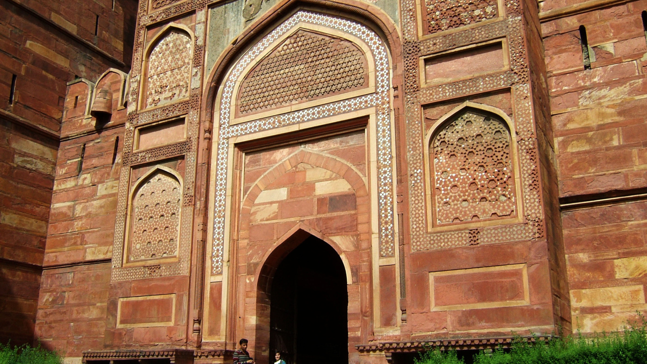 Вход в форт в Агре