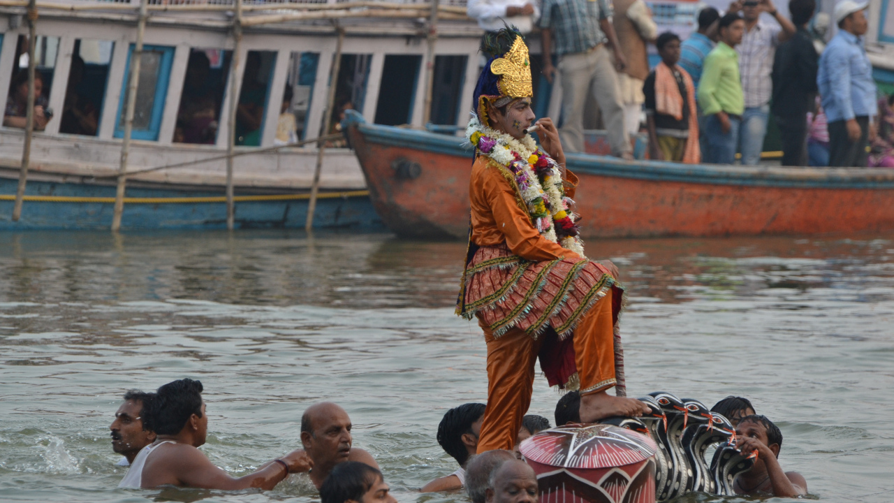 Фестиваль в городе Варанаси