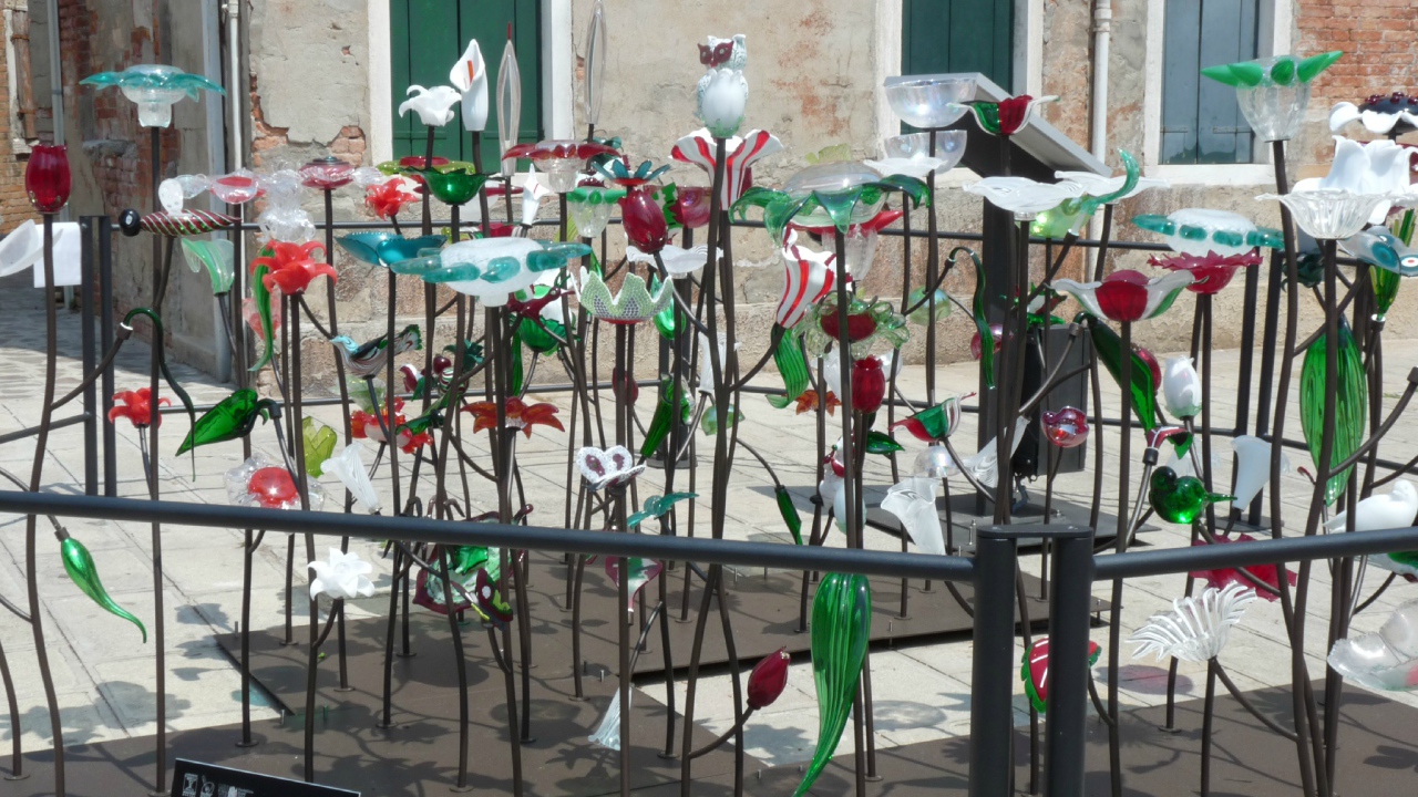 Шедевры стельных мастеров на острове Мурано, Италия