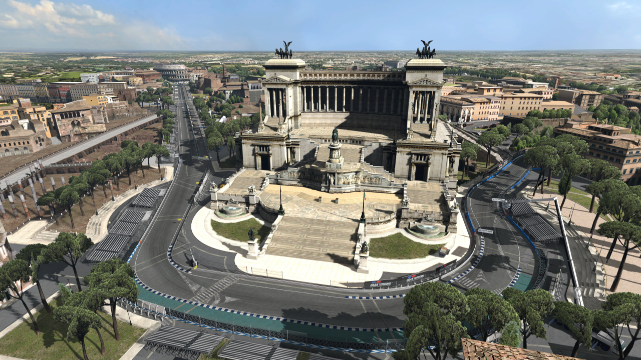 Панорама города в Риме, Италия