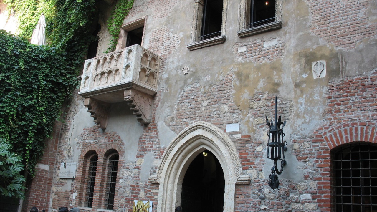 Дом в котором жила Джульетта в Вероне, Италия