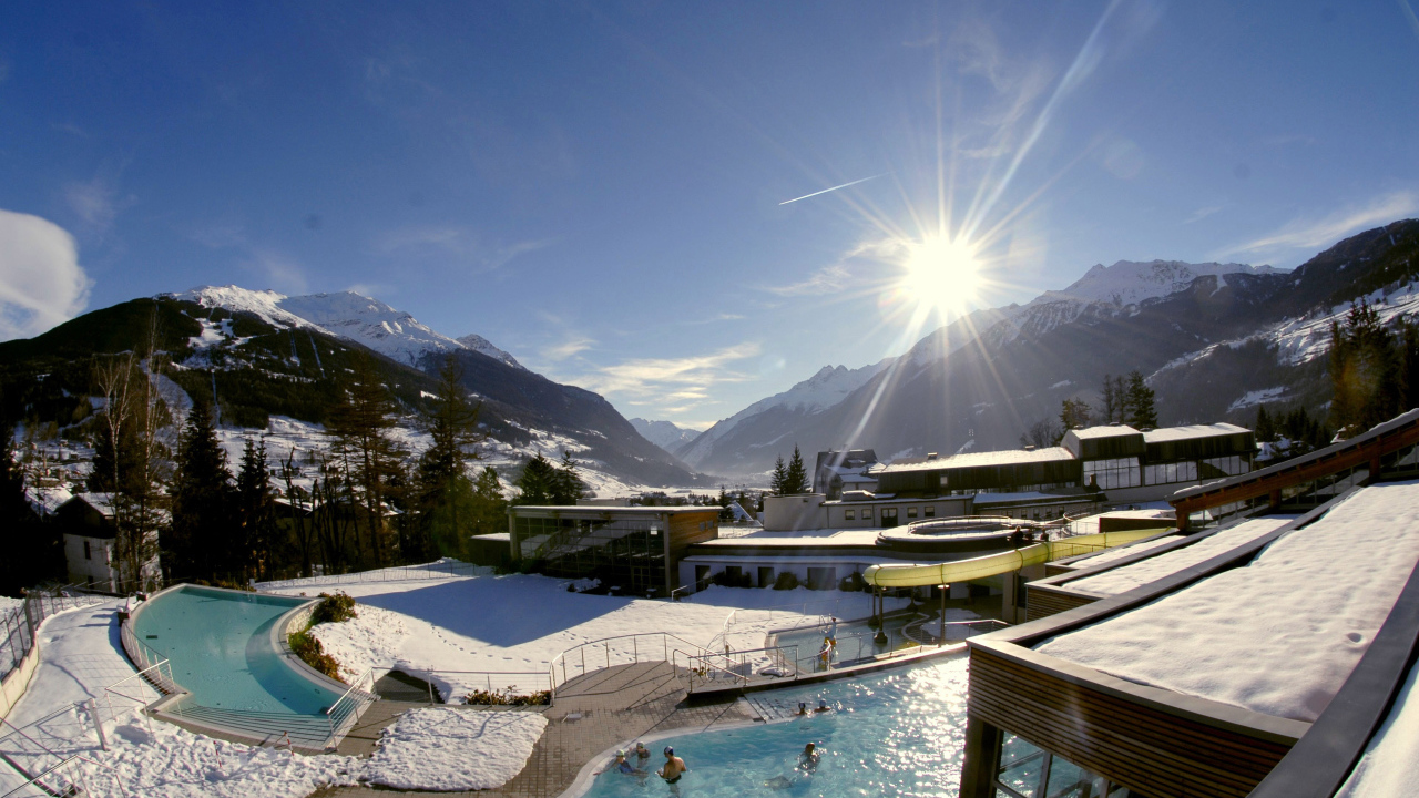 Термальный курорт в Бормио, Италия