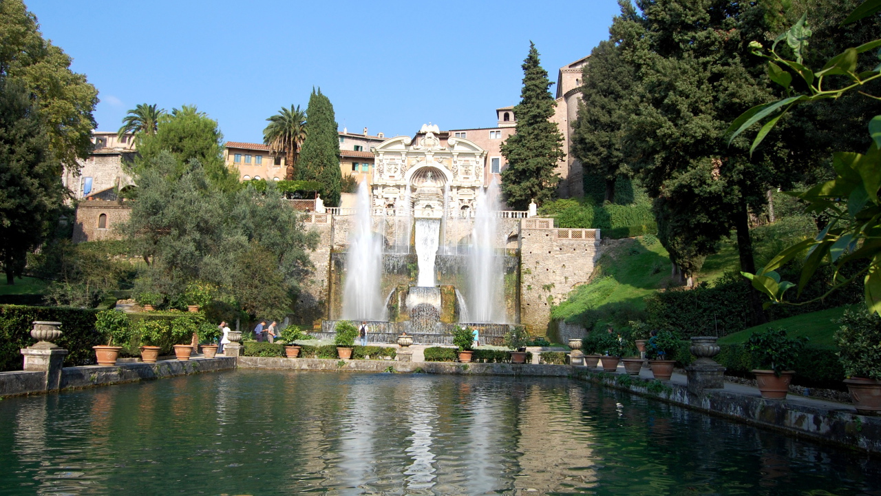 Вилла д Эсте в Тиволи, Италия