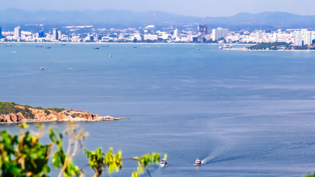 Город на курорте острова Ко Лан, Таиланд