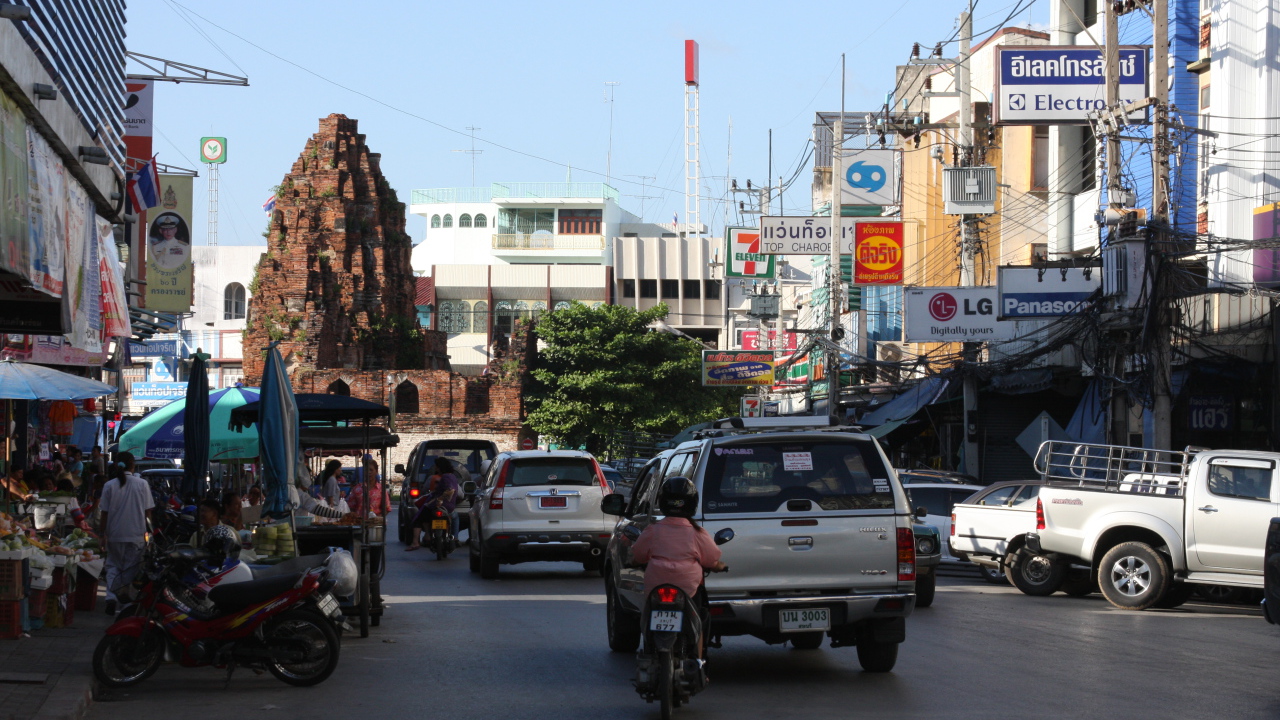 Город на курорте Лопбури, Таиланд
