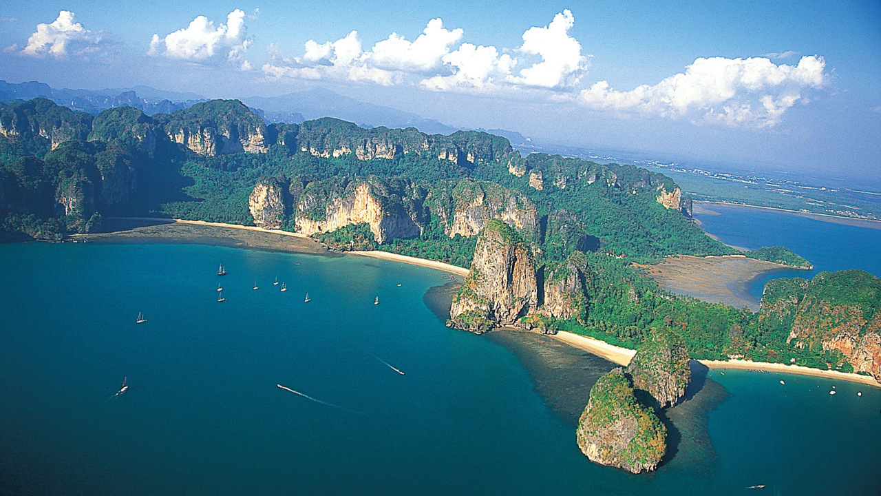 Панорама курорта Краби, Таиланд