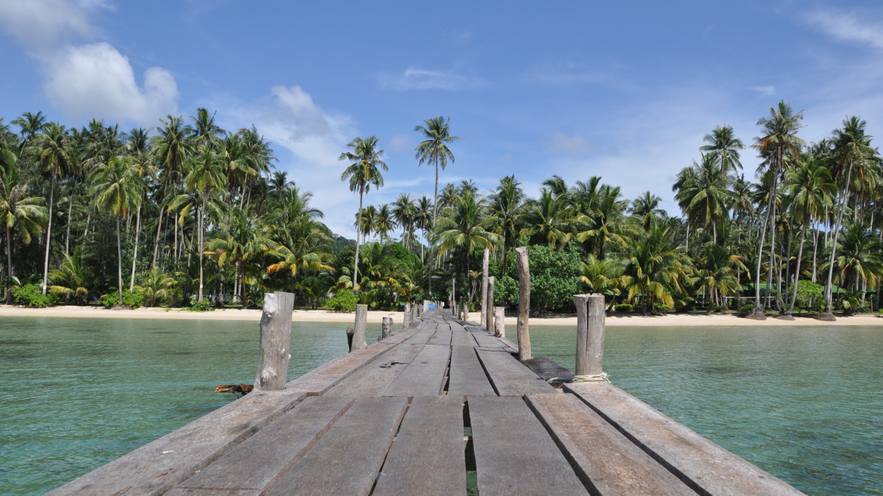 Причал на острове Ко Куд, Таиланд