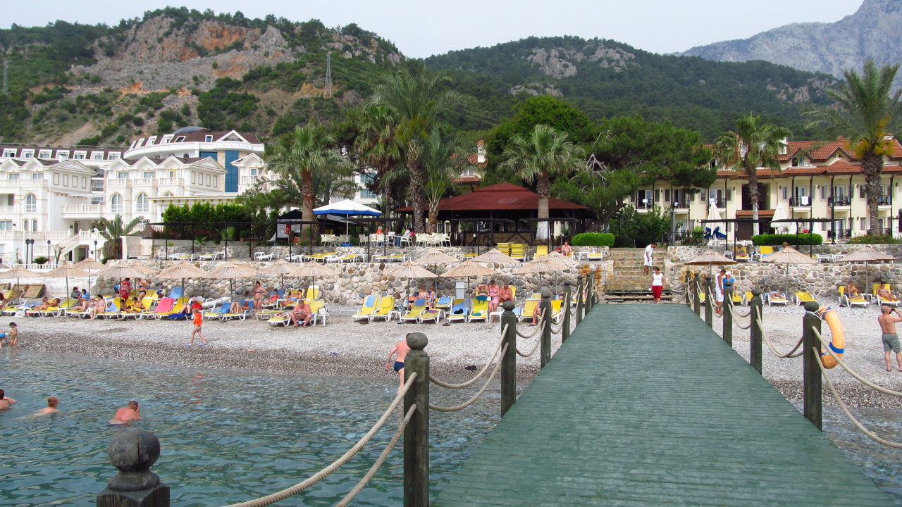 Причал в Кемере, Турция