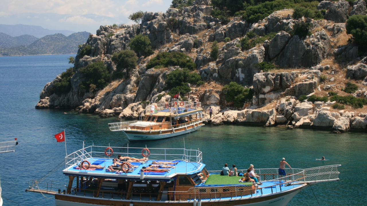 У побережья Фетхие, Турция