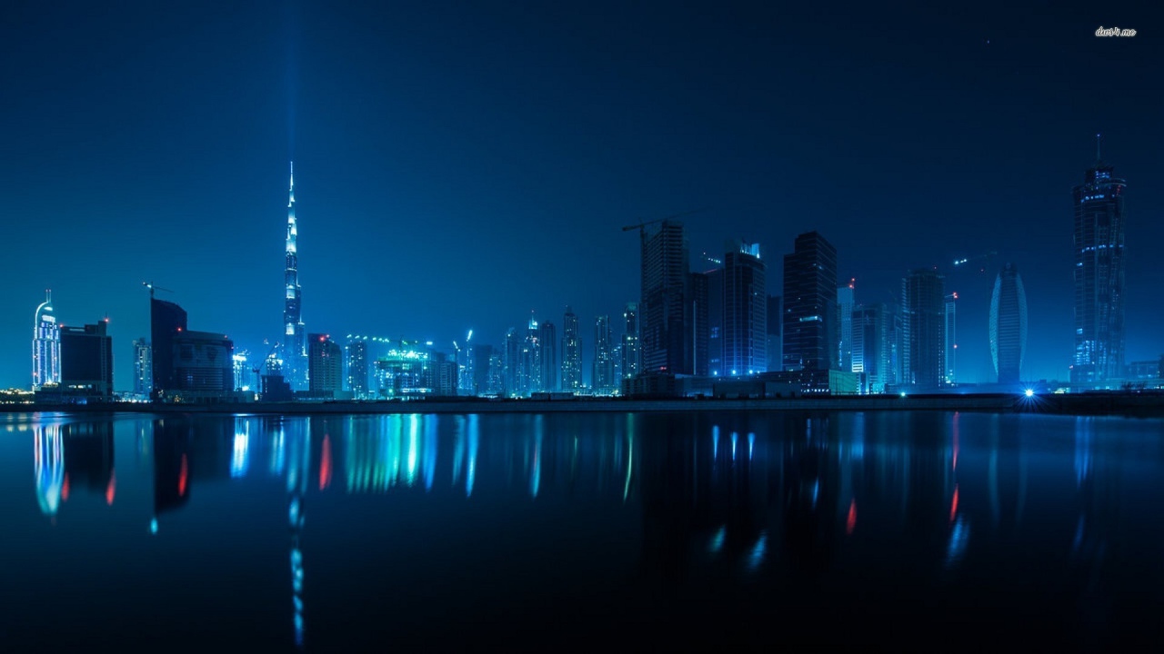 Ночь в Дубаи