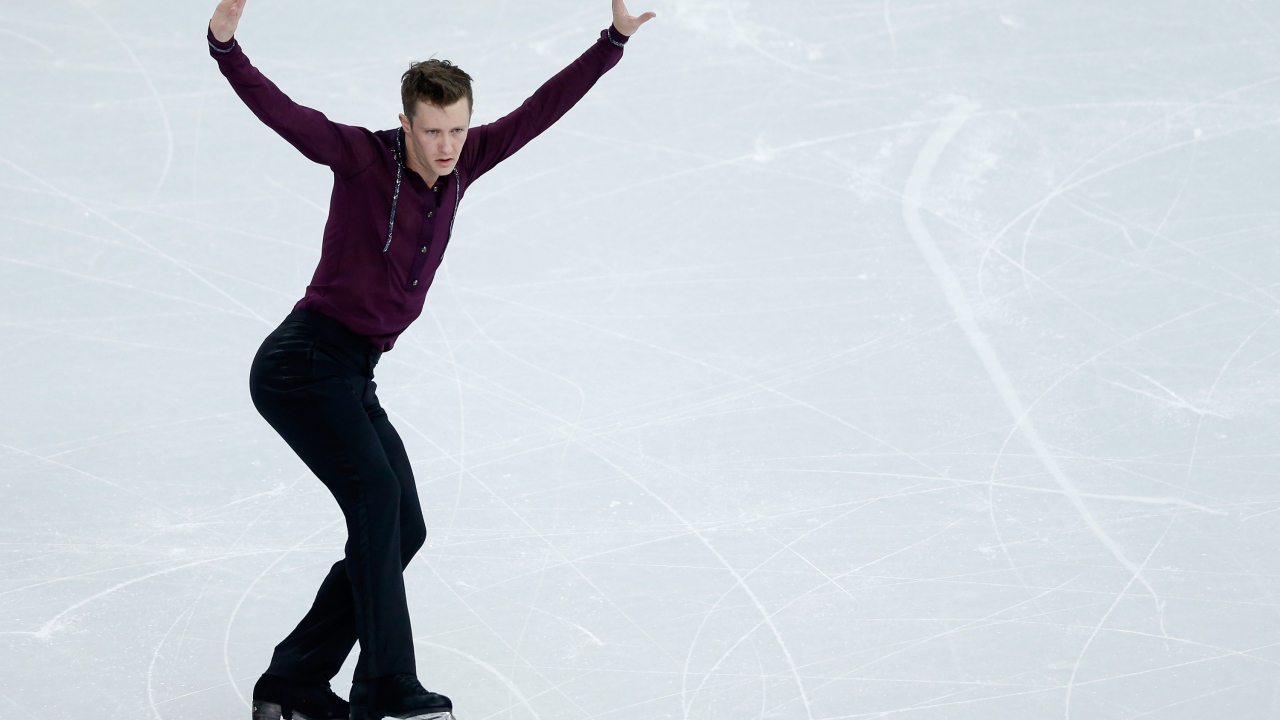 American figure skater Jeremy Abbott at the Olympic Games in Sochi
