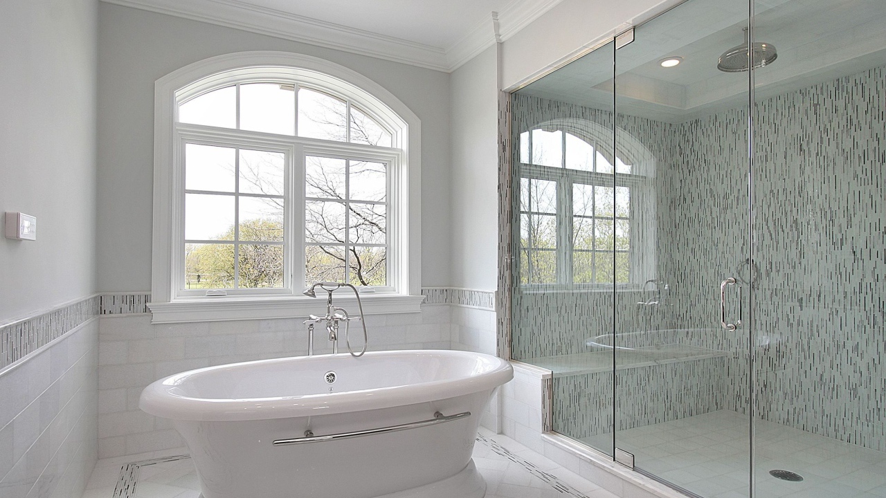 Ванная и просторный душ