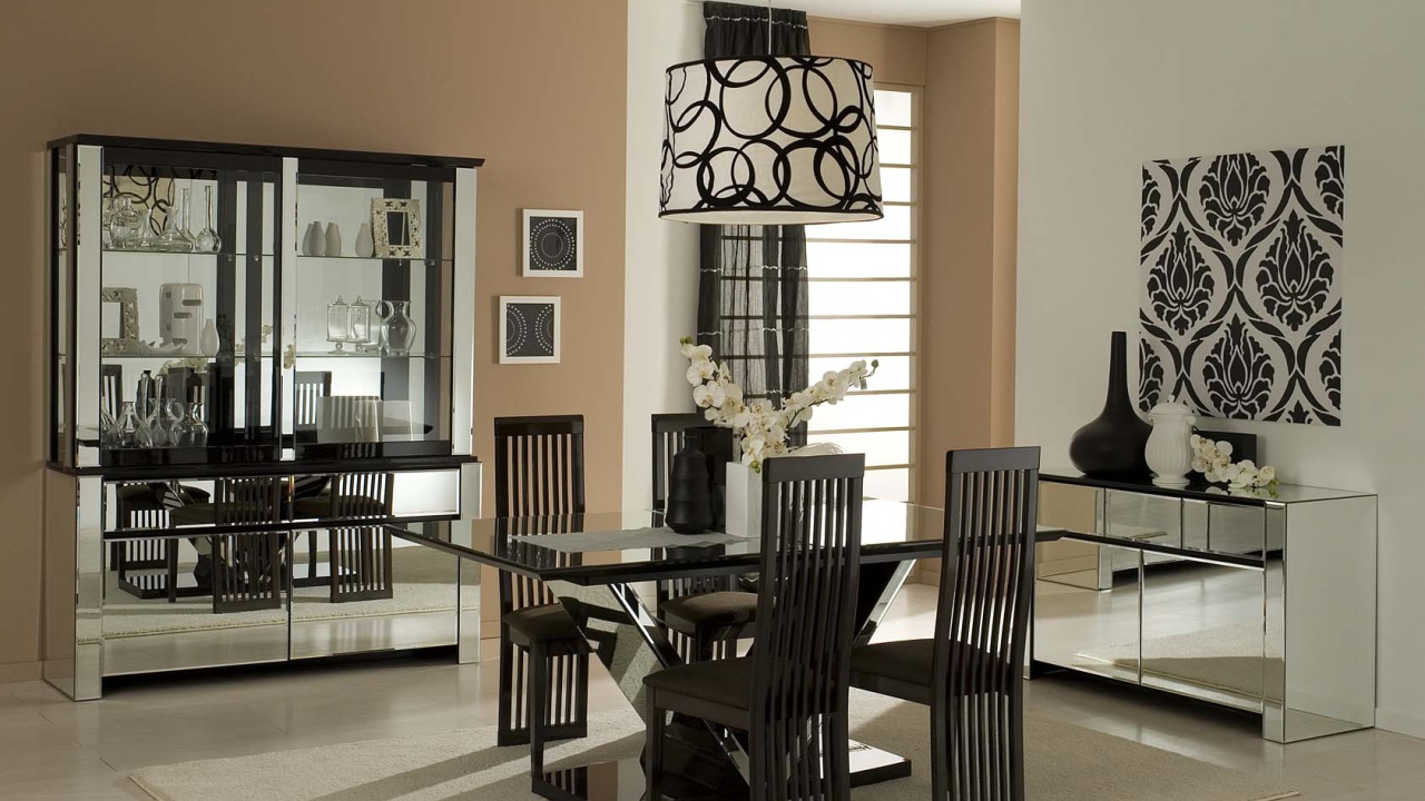 Коричневый цвет столовой