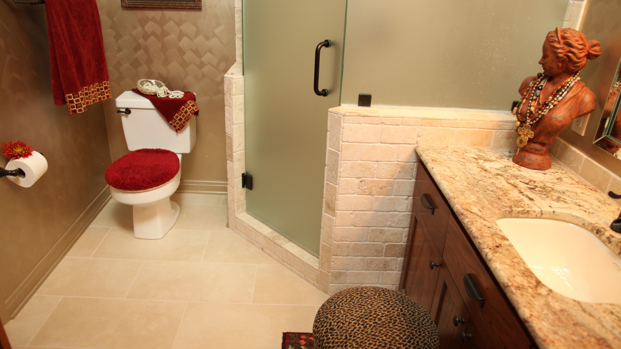 Уютная ванная комната