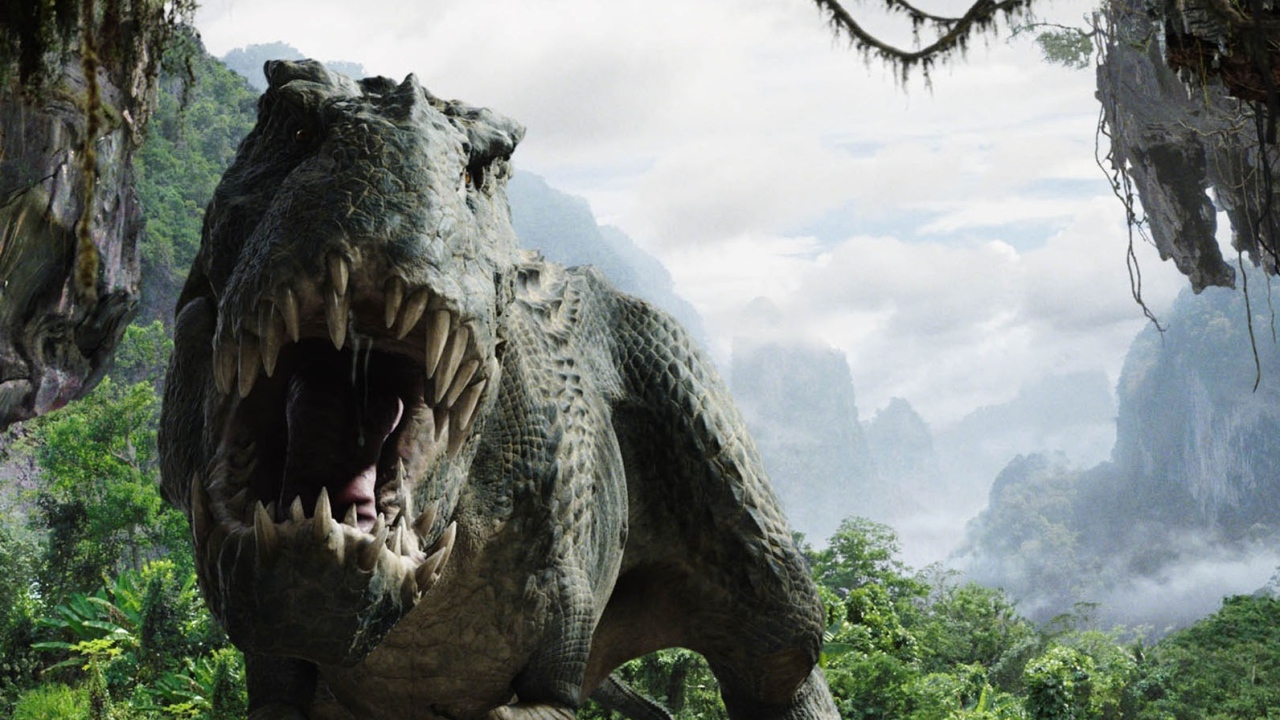 Динозавр в горах