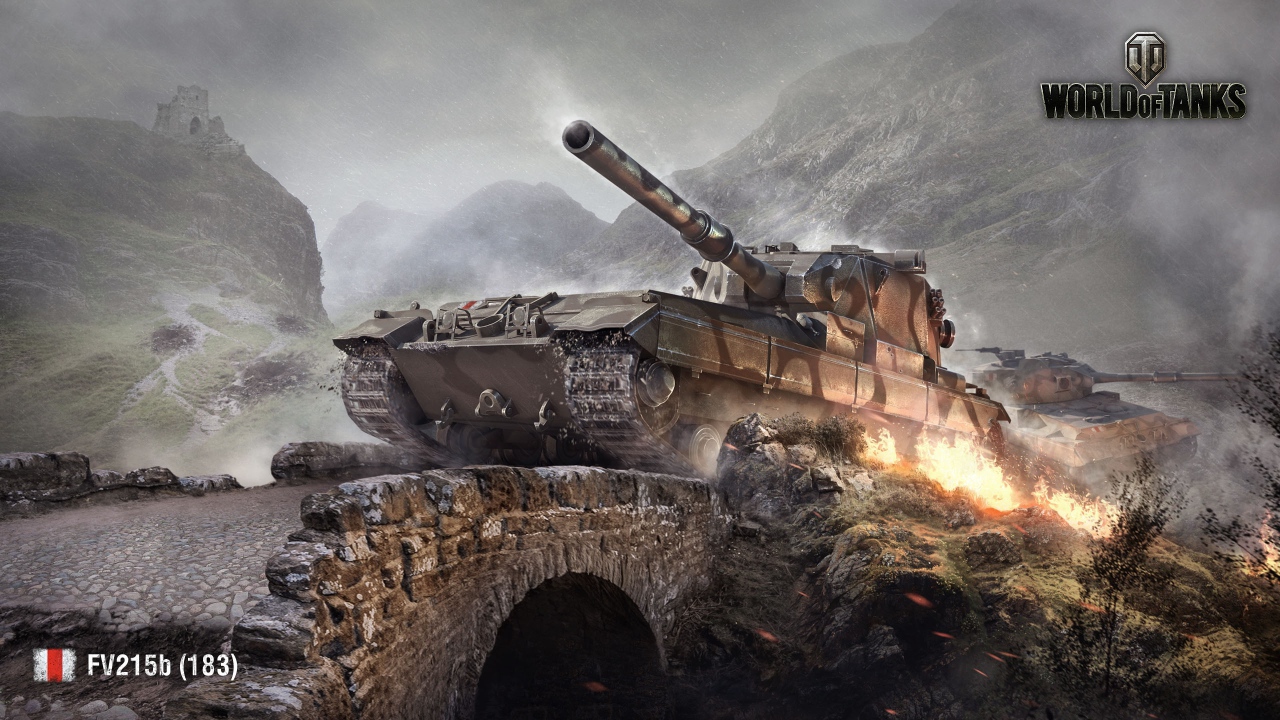 Танк Fv215b 183 в игре World of tanks