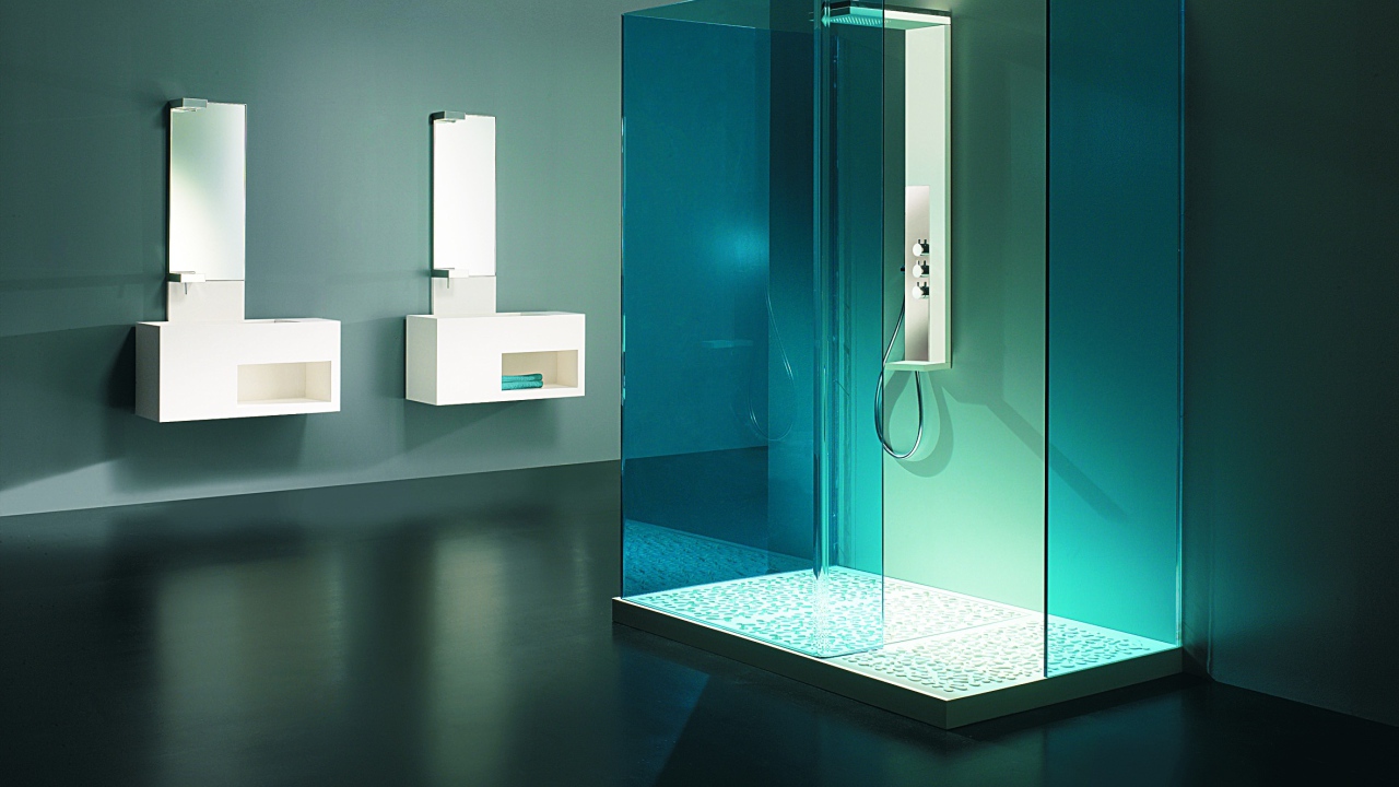 Хай тек ванная