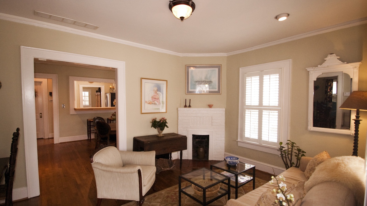 Гостиная комната в доме